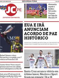 Capa Jornal do Commercio