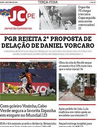 Capa Jornal do Commercio
