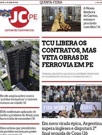 Capa Jornal do Commercio 16/07/2026