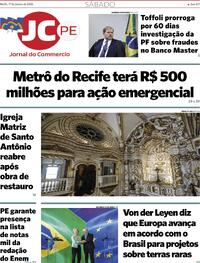 Capa do jornal Jornal do Commercio 17/01/2026
