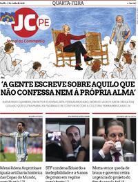 Capa do jornal Jornal do Commercio 17/06/2026