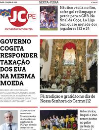 Capa Jornal do Commercio