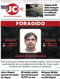 Capa do jornal Jornal do Commercio 19/03/2026
