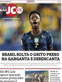 Capa do jornal Jornal do Commercio 20/06/2026