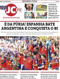 Capa Jornal do Commercio 20/07/2026