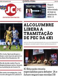 Capa Jornal do Commercio 20/08/2026