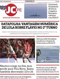 Capa Jornal do Commercio