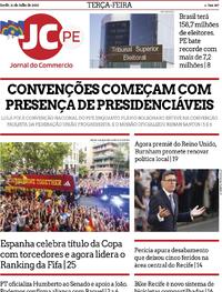 Capa Jornal do Commercio 21/07/2026