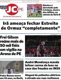 Capa do jornal Jornal do Commercio 23/03/2026