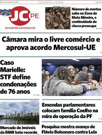 Capa do jornal Jornal do Commercio 26/02/2026