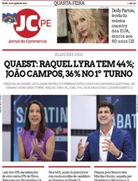 Capa Jornal do Commercio 26/08/2026