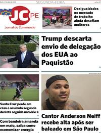 Capa do jornal Jornal do Commercio 27/04/2026