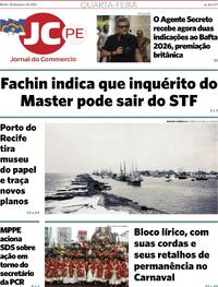 Capa do jornal Jornal do Commercio 28/01/2026