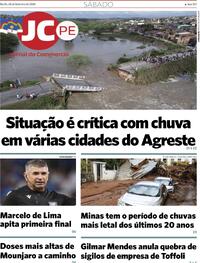 Capa do jornal Jornal do Commercio 28/02/2026