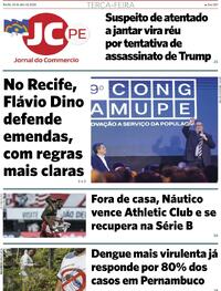 Capa do jornal Jornal do Commercio 28/04/2026