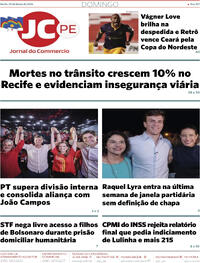 Capa do jornal Jornal do Commercio 29/03/2026
