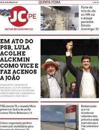 Capa Jornal do Commercio