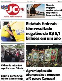 Capa do jornal Jornal do Commercio 31/01/2026