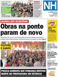 Capa do jornal Jornal NH 02/09/2017