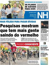Capa do jornal Jornal NH 02/10/2017