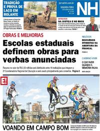 Capa do jornal Jornal NH 03/07/2017