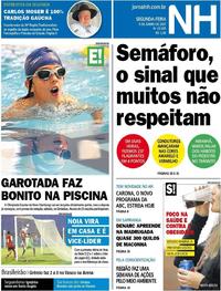 Capa do jornal Jornal NH 05/06/2017
