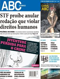 Capa do jornal Jornal NH 05/11/2017