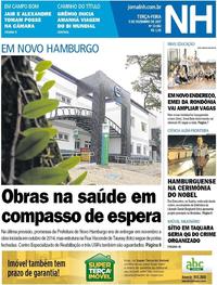 Capa do jornal Jornal NH 05/12/2017