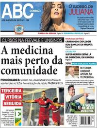 Capa do jornal Jornal NH 06/08/2017