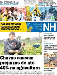 Capa do jornal Jornal NH 07/06/2017