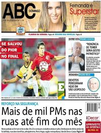 Capa do jornal Jornal NH 09/07/2017