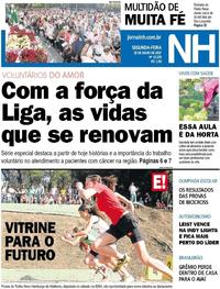 Capa do jornal Jornal NH 10/07/2017