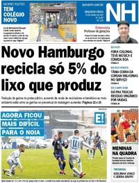 Capa do jornal Jornal NH 19/06/2017