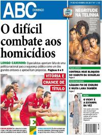 Capa do jornal Jornal NH 19/11/2017