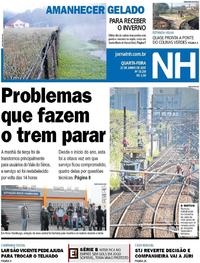 Capa do jornal Jornal NH 21/06/2017