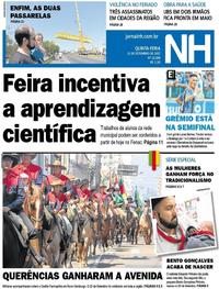 Capa do jornal Jornal NH 21/09/2017