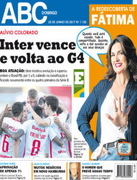 Capa do jornal Jornal NH 25/06/2017