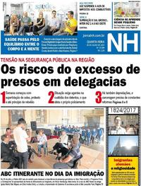 Capa Jornal NH 26/07/2017