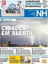 Capa do jornal Jornal NH 27/05/2017