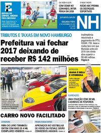 Capa do jornal Jornal NH 27/11/2017