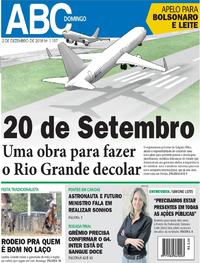 Capa do jornal Jornal NH 02/12/2018
