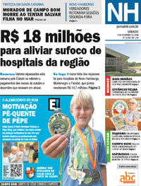 Capa do jornal Jornal NH 03/02/2018