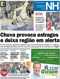 Capa do jornal Jornal NH 03/09/2018