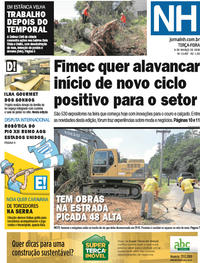 Capa do jornal Jornal NH 06/03/2018