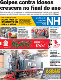 Capa do jornal Jornal NH 06/12/2018