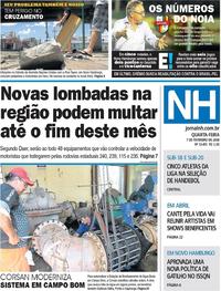 Capa do jornal Jornal NH 07/02/2018
