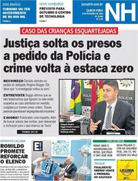 Capa do jornal Jornal NH 08/02/2018