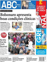 Capa do jornal Jornal NH 09/09/2018
