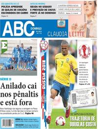 Capa do jornal Jornal NH 10/06/2018