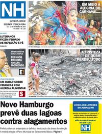 Capa do jornal Jornal NH 12/02/2018